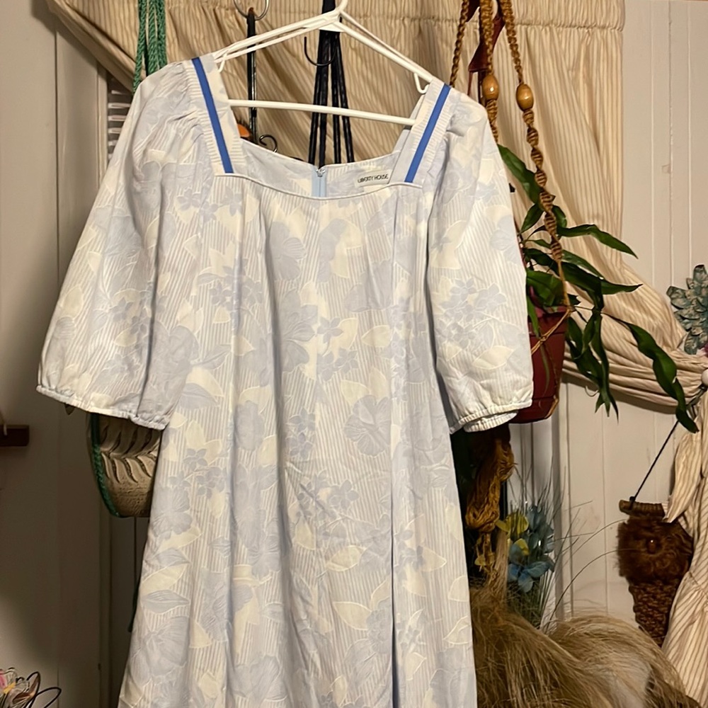 Liberty House Hawaii Vintage maxi dress floral M - Picture 2 of 14